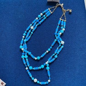 Kate Spade Azure Allure Triple Strand Necklace